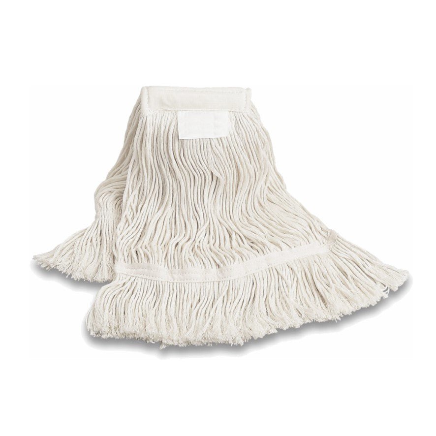 Il mocio umido Arcora con fascia / frange aperte 400G di Arcora International GmbH ha lunghe fibre di cotone sciolte e una fascia di tessuto rettangolare - ideale per la pulizia dei pavimenti. Unità di confezionamento: cartone (30 pezzi).