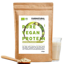 Proteine in polvere vegane biologiche neutre senza soia