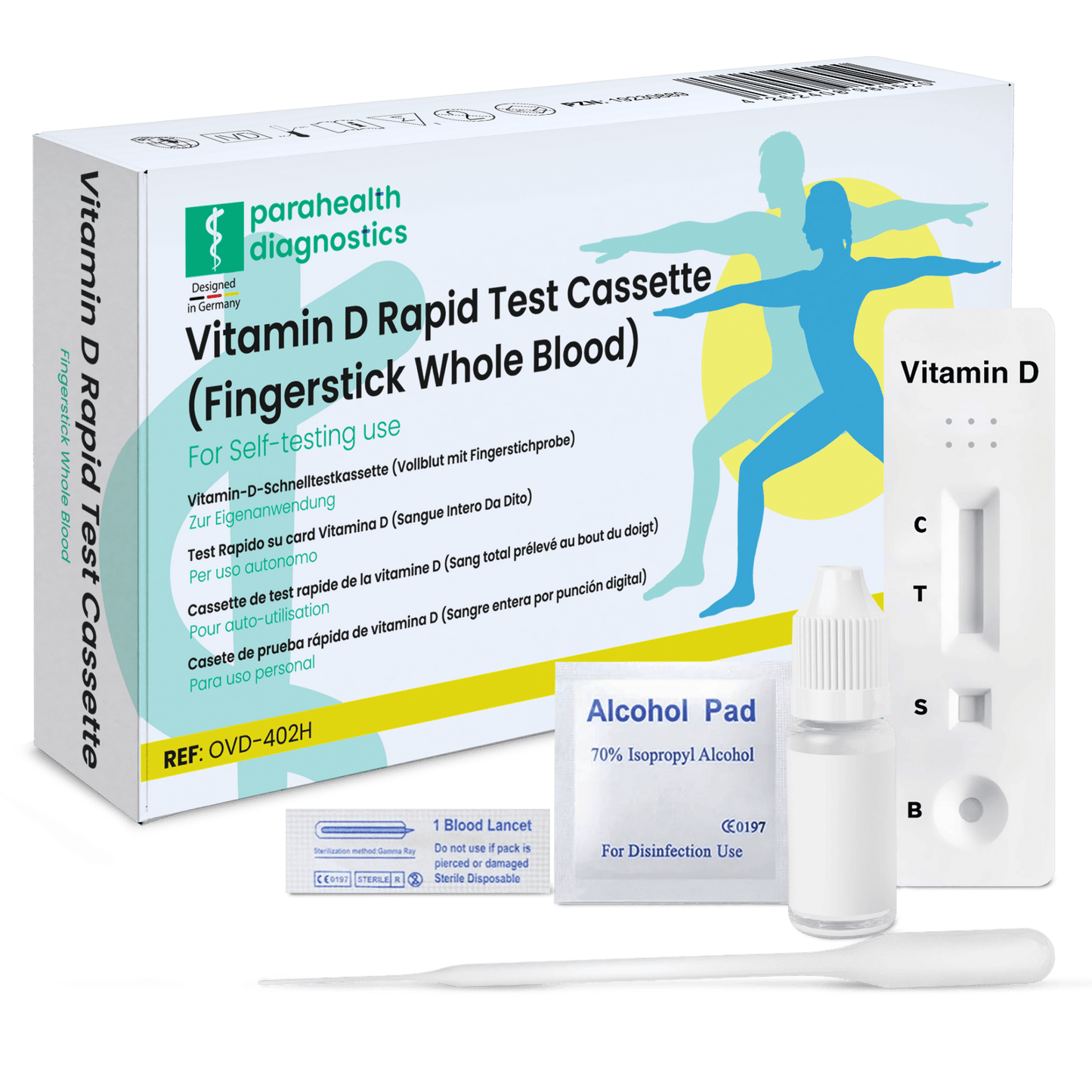 Tutti i test di test vitamina-D test rapido rapido | 1 pezzo