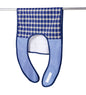 Protettore per abbigliamento per adulti Zollner romano, 45/90 cm, 410-blu scuro | Confezione (1 pezzo)