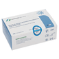 Una scatola blu-bianca con la scritta "Safecare Laientest 5er COVID-19 Antigen Rapid Test | Confezione (5 pezzi)" di Safecare. Questo kit di autotest contiene cinque test, è certificato CE e fornisce risultati in soli 15 minuti con istruzioni di conservazione tra 2 °C e 30 °C.