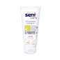 Un tubo bianco della crema protettiva Seni Care con arginina - 200 ml di TZMO Germania sottolinea la sua efficace protezione per la pelle sensibile. La formula vegana e senza profumo supporta il processo di rigenerazione della pelle ed è quindi ideale per la cura della pelle.