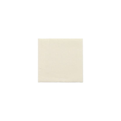 Un semplice tovagliolo quadrato beige della "DAILY Collection" della PAPSTAR GmbH nel formato 24 cm x 24 cm accentua elegantemente ogni decorazione da tavola e si distingue su uno sfondo bianco per la sostenibilità.