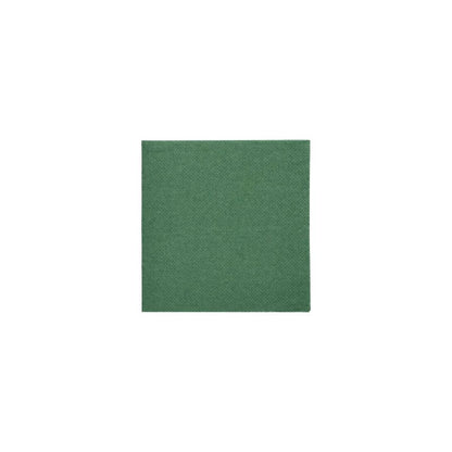 Un pezzo di tovaglioli da 24 cm x 24 cm della PAPSTAR "DAILY Collection" con design verde su sfondo bianco serve come decorazione da tavola sostenibile e dona a qualsiasi ambiente un tocco ecologico.