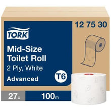 Carta igienica Tork Midi bianca | Cartone (27 confezioni)