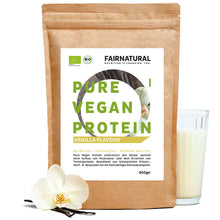 Proteine in polvere vegane biologiche alla vaniglia senza soia