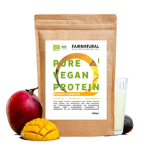 Proteine vegane bio in polvere di mango senza soia
