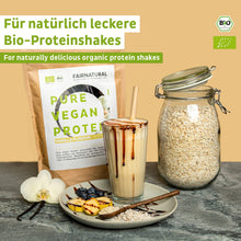 Proteine in polvere vegane biologiche alla vaniglia senza soia