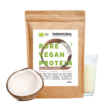 Proteine ​​vegane bio in polvere di cocco senza soia