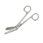 Le forbici per medicazioni ricurve secondo Lister – 20 cm della Servoprax GmbH sono forbici mediche in acciaio inossidabile con lame ricurve e smussate e due anelli per le dita. Realizzate in acciaio inossidabile, garantiscono sicurezza durante il taglio in prossimità della pelle o di materiali delicati e riducono al minimo il rischio di lesioni.