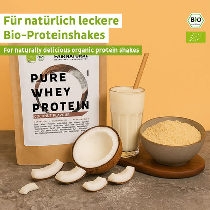 Cocco in polvere di proteine del siero di latte biologiche