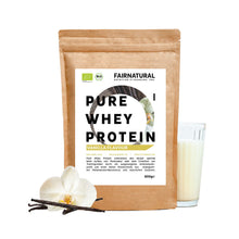 Proteine del siero di latte bio in polvere alla vaniglia