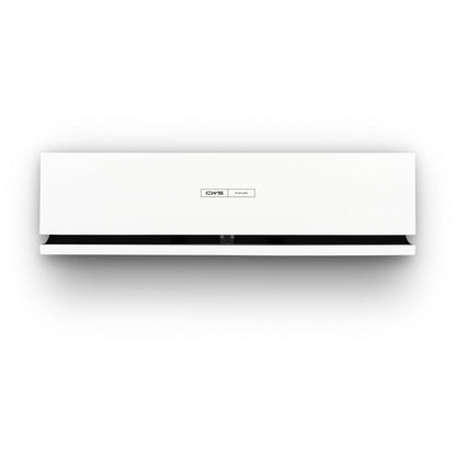 Il pannello frontale CWS per diffusore di fragranze Air Bar di CWS è un dispositivo bianco da parete con un design moderno e rettangolare e una ventilazione inferiore, etichettato con "CWS HYGIENE".