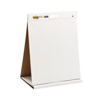 Das Post-it® Super Sticky selbsthaftendes Meeting Chart/Flipchart mit Aufsteller von 3M Deutschland GmbH (weiß, 58,4 x 50,8 cm, 20 Blatt/Block, 6 Blöcke/Packung) steht stabil für optimale Präsentationen und Notizen bei Meetings.