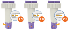 Lancette di sicurezza Alphacheck TRI 23G | Confezione (100 pezzi)