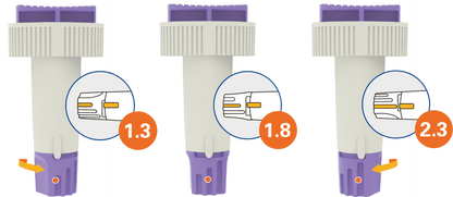 Lancette di sicurezza Alphacheck TRI 23G | Confezione (100 pezzi)