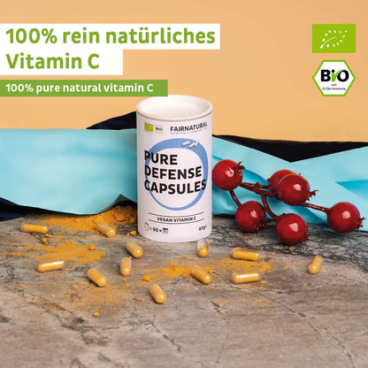 Capsule di vitamina C biologica