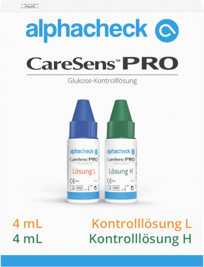 Soluzione di controllo CareSens Pro H | Bottiglia (4 ml)