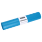Sacchi per rifiuti Deiss in LDPE riciclato, tipo 70, 120 litri, 700x1100 mm, blu | Rotolo (25 pezzi)