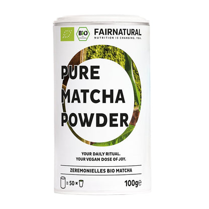 Polvere di matcha biologico da cerimonia