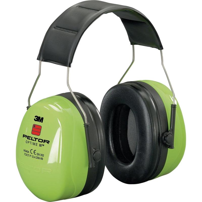 Cuffie auricolari 3M™ PELTOR™ Optime™ III, colore di avvertenza, archetto, H540A-461-GB | Confezione (1 pezzo)