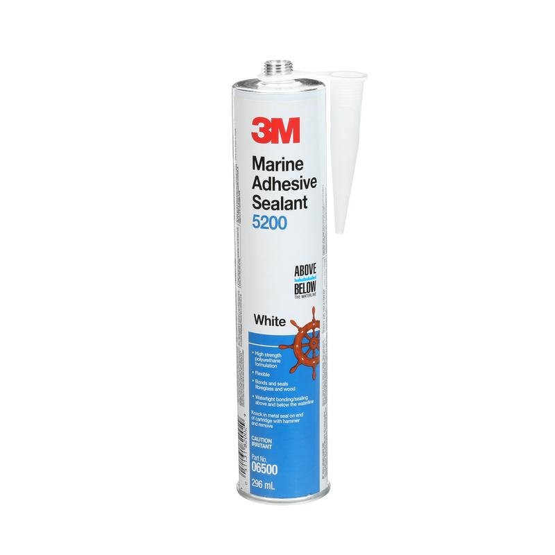 Adesivo e sigillante a base poliuretanica marina 3M™ 5200FC, bianco, 295 ml, PN06520 | Confezione (1 pezzo)