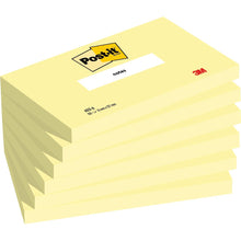 Blocco note Post-it®, giallo canarino, 76 mm x 127 mm, 100 fogli/blocco, 6 blocchetti/confezione, 100% PEFC, SGSCH-PEFC-COC-110078 | Confezione (6 pezzi)