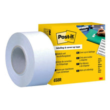 Nastro per mascheratura ed etichettatura Post-it® 658R, 25,4 mm x 17,7 m, bianco, 1 rotolo | Confezione (1 rotolo)