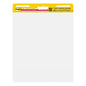 Grafico per riunioni/lavagna a fogli mobili autoadesivi super adesivi Post-it® 559P-3, Bianco, 63,5 cm x 76,2 cm, Promozione, 2 blocchi + 1 omaggio/confezione, 100% PEFC, SGSCH-PEFC-COC-110078 | Confezione (1 pezzo)