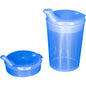 Set di bicchieri con beccuccio NITRAS, polipropilene, 3 pezzi, 1 tazza da 250 ml