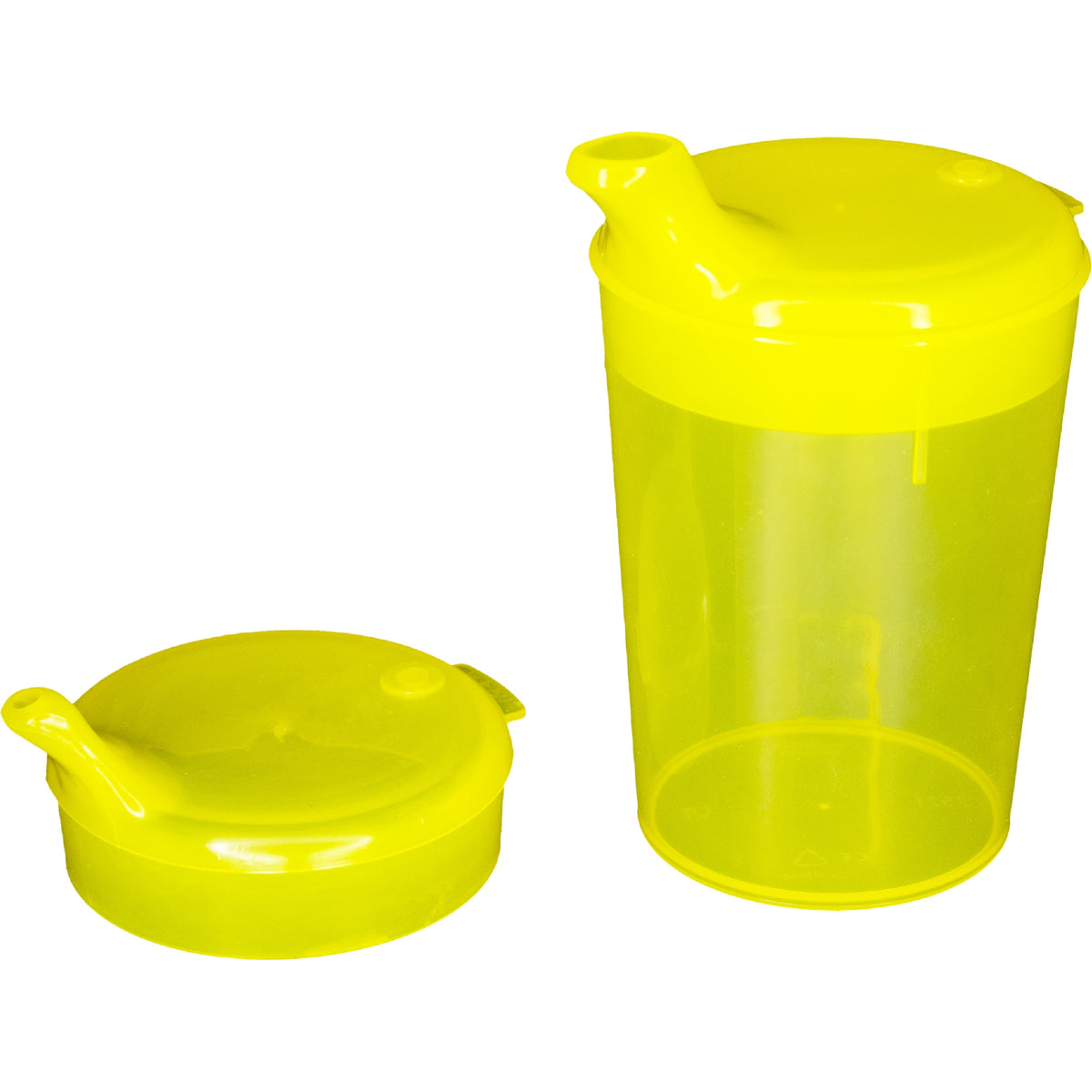 Set di bicchieri con beccuccio NITRAS, polipropilene, 3 pezzi, 1 tazza da 250 ml