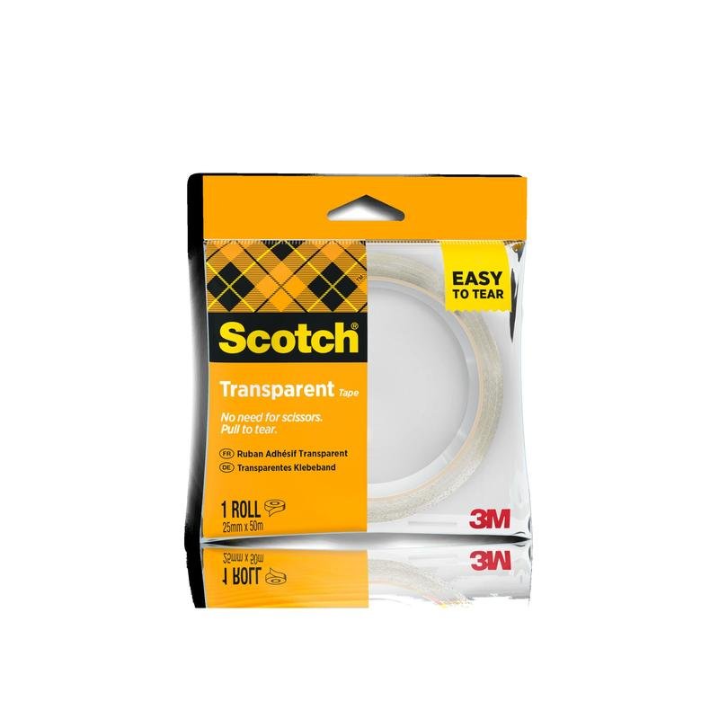 Nastro trasparente Scotch® 508 Nastro a strappo facile 25 mm x 50 m 1 rotolo/confezione | Confezione (1 rotolo)