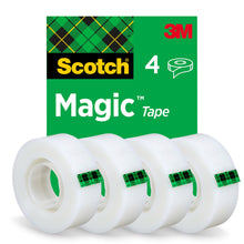 Nastro invisibile Scotch® Magic™ 8-1933-4S, 19 mm x 33 m, 4 rotoli/confezione | Confezione (4 rotoli)