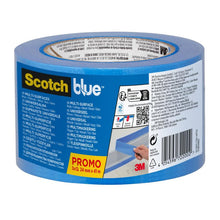 Nastro per mascheratura multisuperficie ScotchBlue™, 24 mm x 41 m, 3 rotoli/confezione, 100% PEFC, SGSCH-PEFC-COC-110078 | Confezione (3 rotoli)