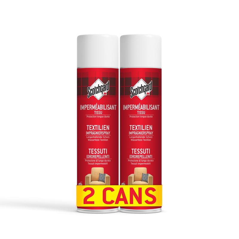 Spray impermeabilizzante tessile Scotchgard™, bomboletta 2x400 ml | Confezione (1 set)