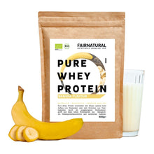 Banana in polvere di proteine del siero di latte biologiche