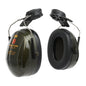 Cuffie antirumore 3M™ PELTOR™ Optime™ II, verdi, supporto per casco, H520P3E-410-GQ | Confezione (1 pezzo)